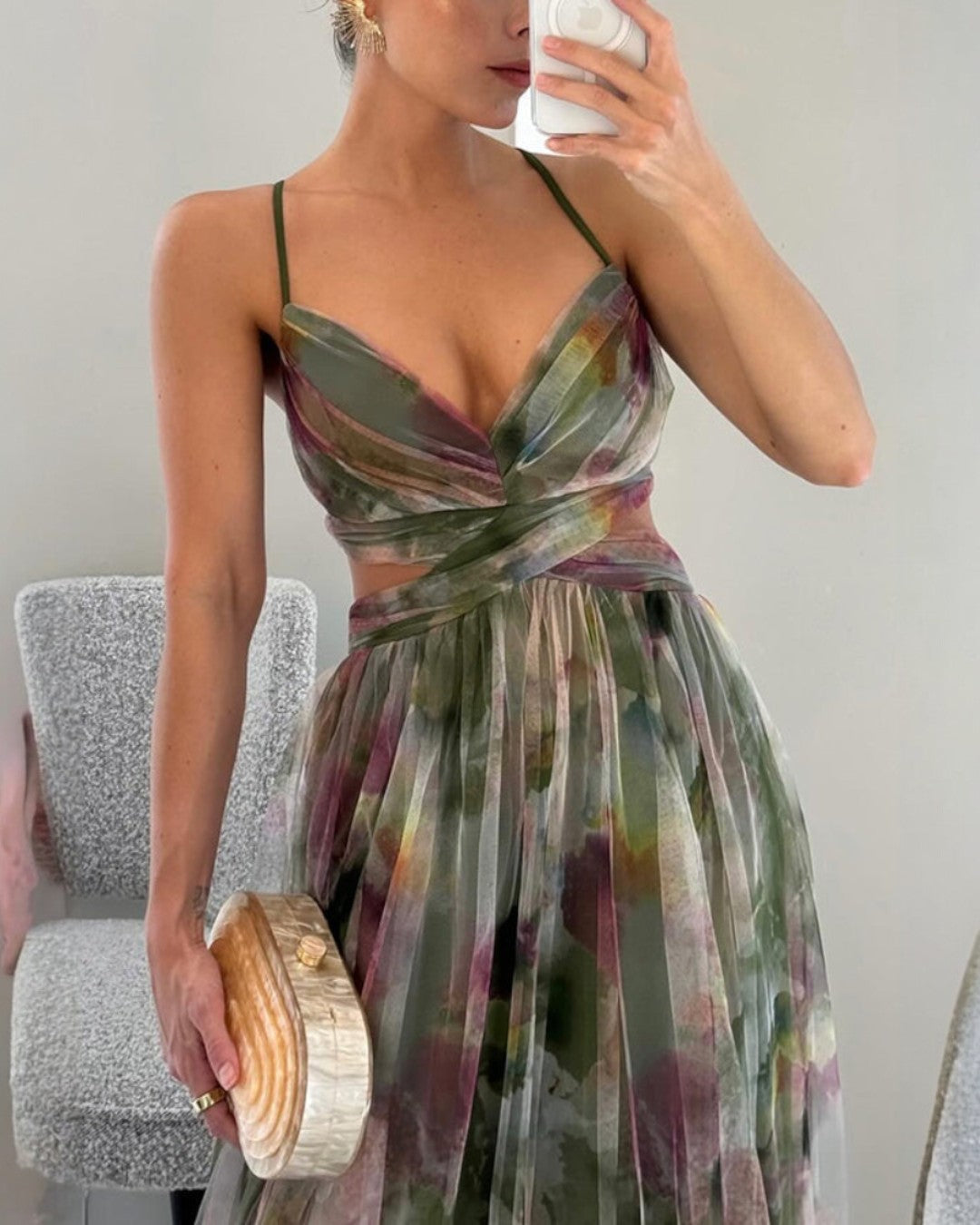 Giselle | Maxi-jurk met Bloemenprint
