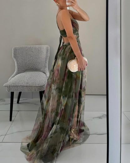 Giselle | Maxi-jurk met Bloemenprint