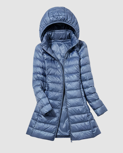Ultralichte Donsjas Dames met Capuchon Kap – Compacte Warme Winterjas