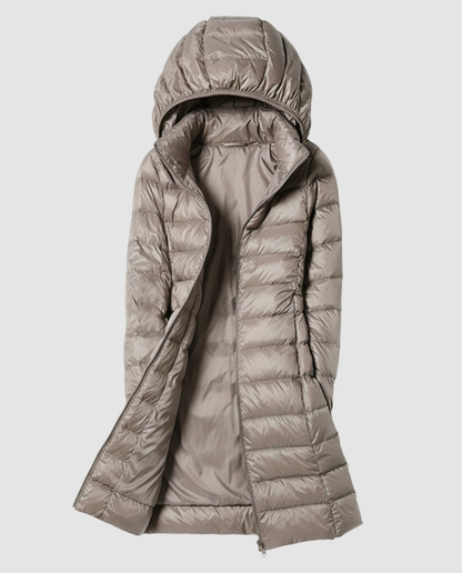 Ultralichte Donsjas Dames met Capuchon Kap – Compacte Warme Winterjas