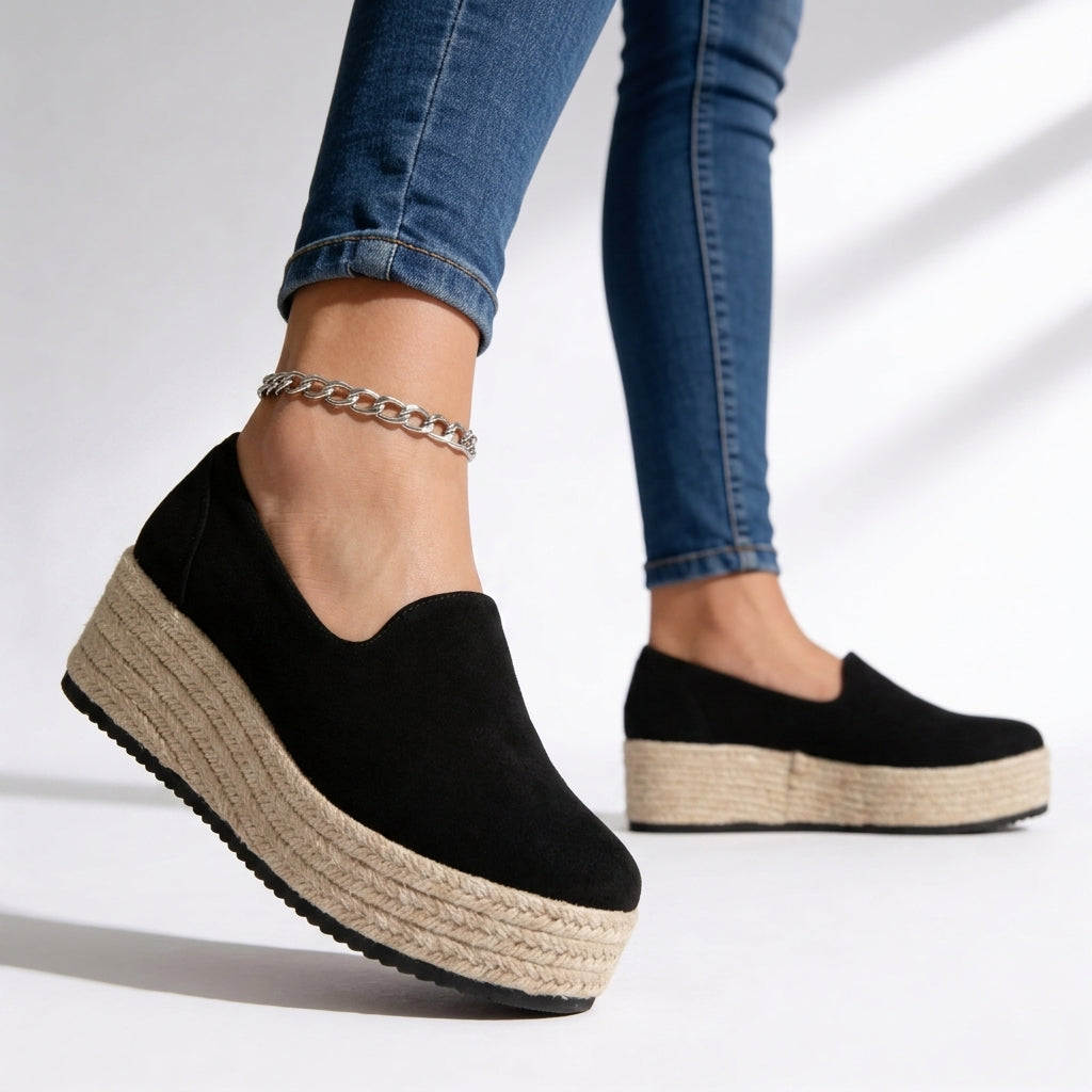 Comfortabele Sneakers Dames Sleehak – met Steunzool & Schokdemping