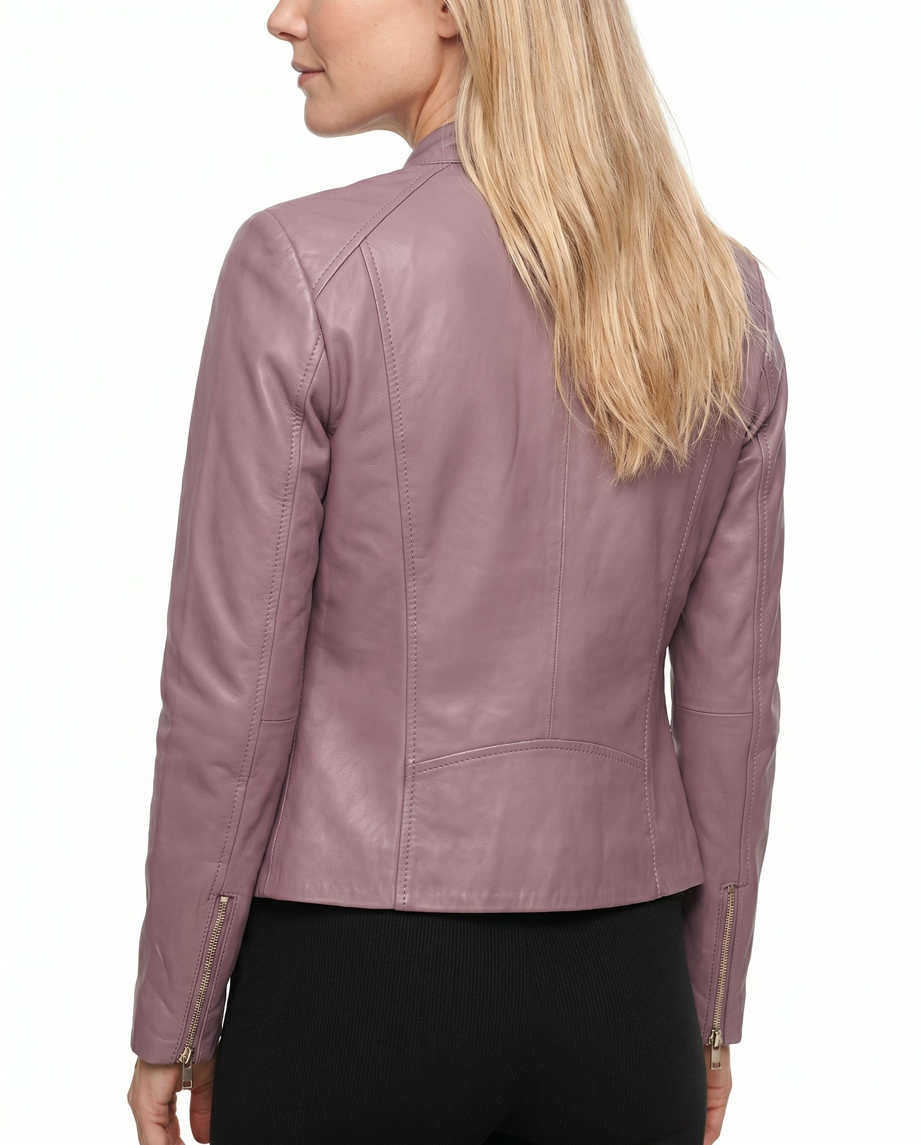Penelope - Stylish Fitted Leather Jacket