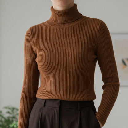 Limassol Ribbed Turtleneck Sweater