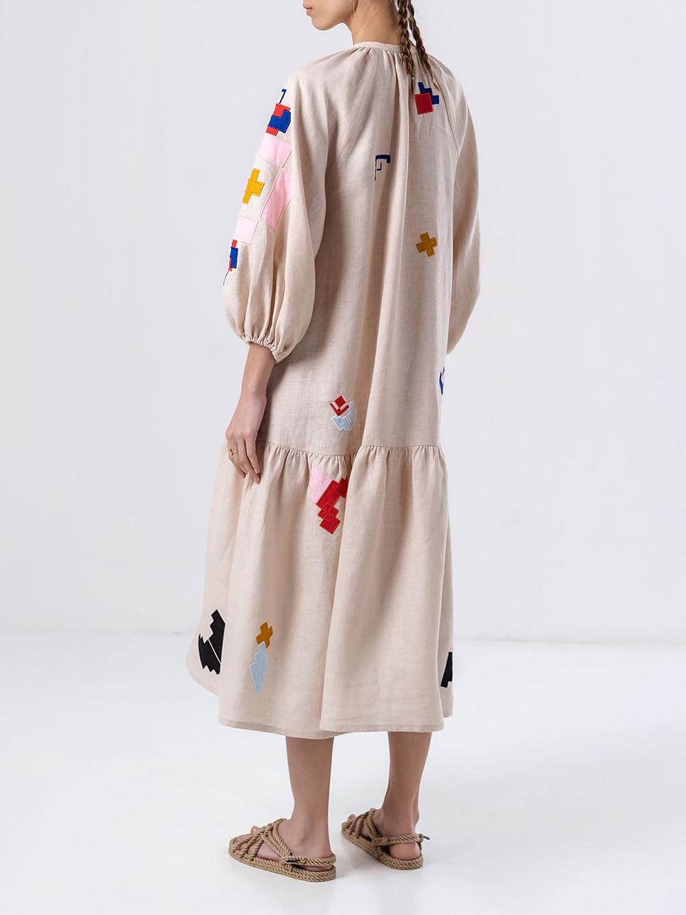 Luchtige Maxi-jurk met Etnische Print