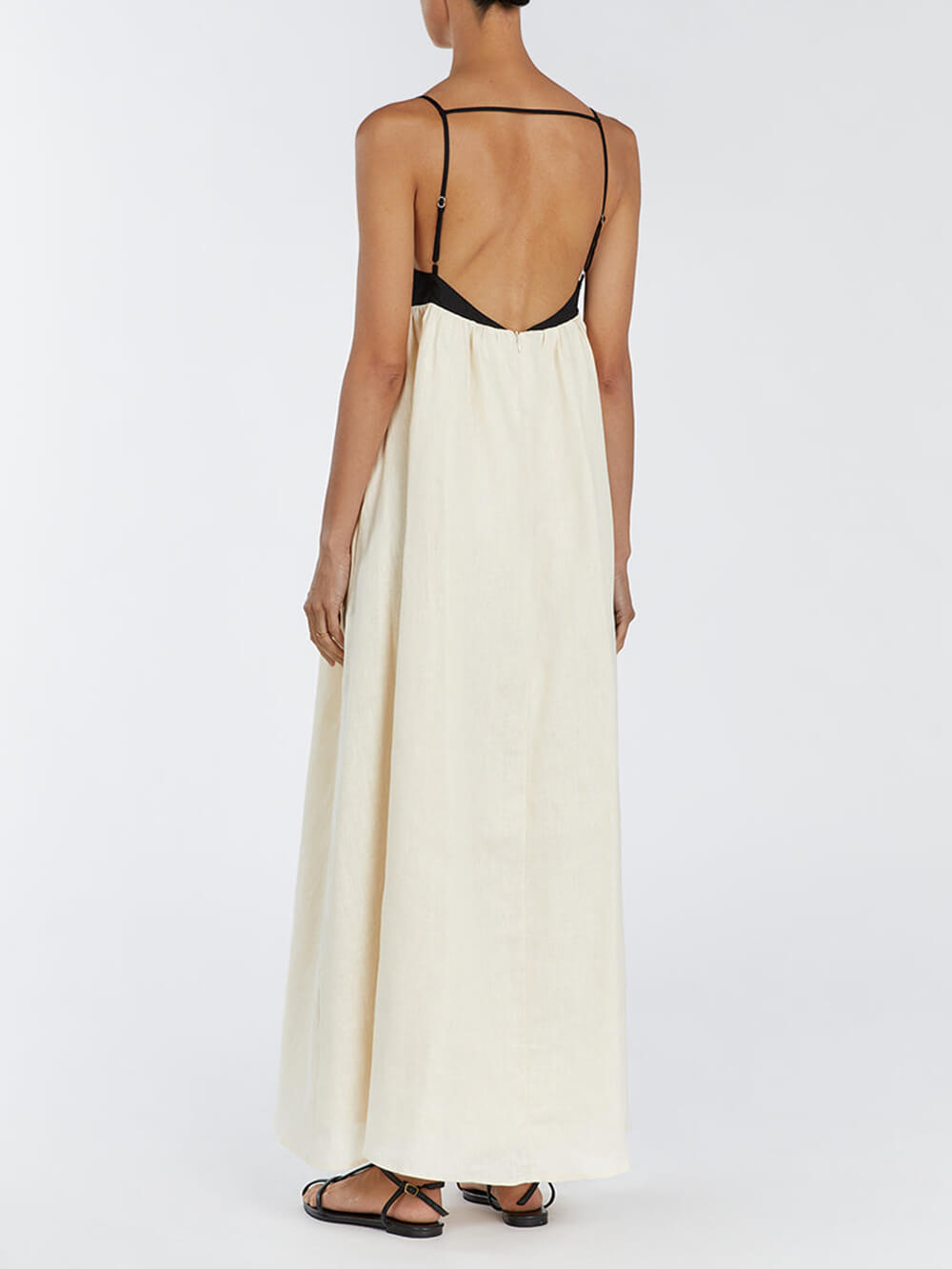 Ruimvallende Maxi-jurk met Patchwork