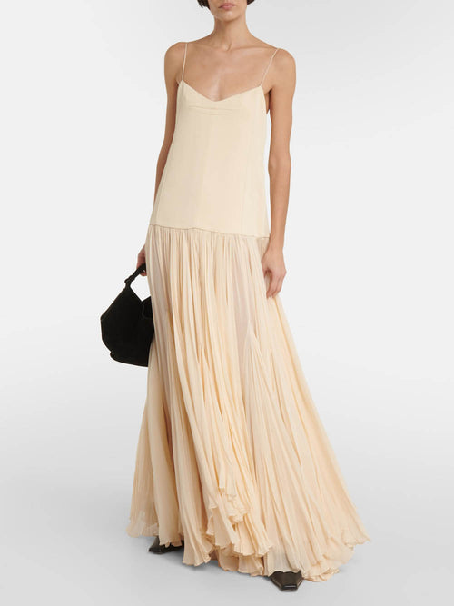 Jurk met Verlaagde Taille en Bandjes