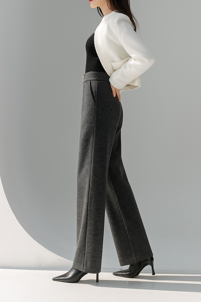 Blair Wool Wide-Leg Trousers