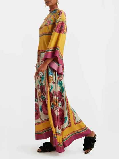 Lange Vloeiende Casual Maxi-jurk