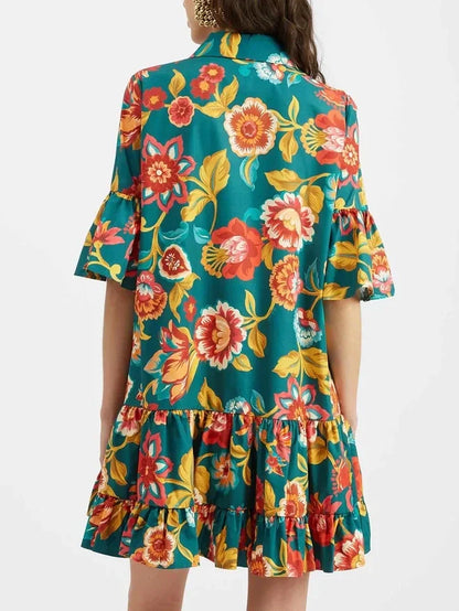 Grace Mini-jurk met Bloemenprint