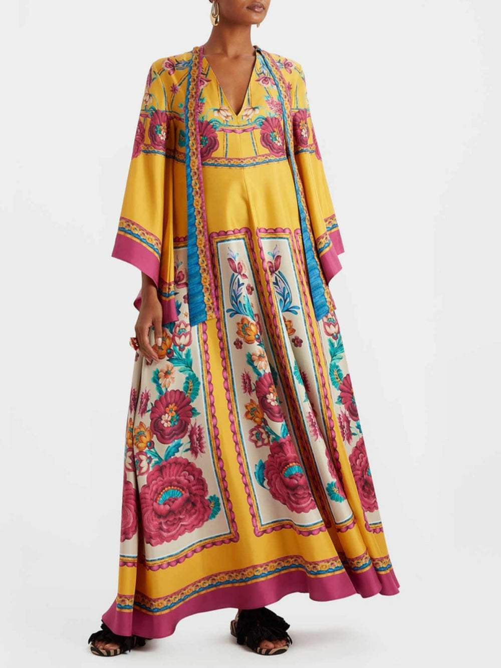 Lange Vloeiende Casual Maxi-jurk