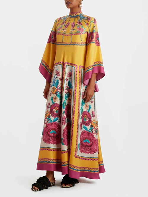 Lange Vloeiende Casual Maxi-jurk