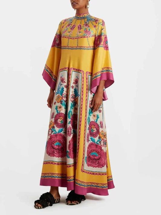Lange Vloeiende Casual Maxi-jurk