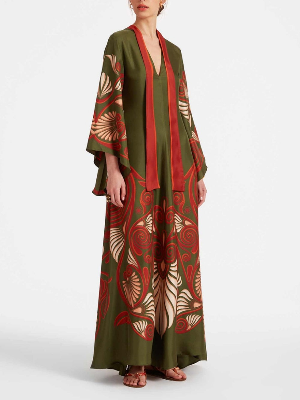 Maxi-jurk met Sprankelende Print