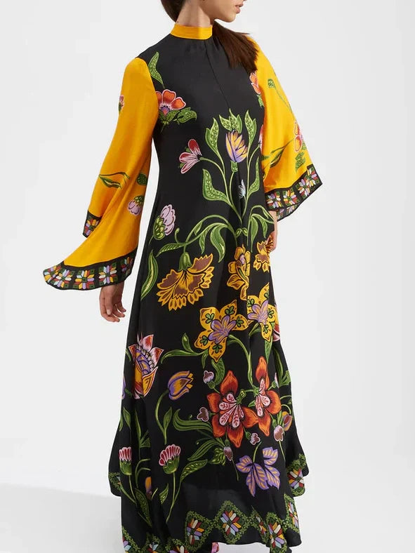 Ruimvallende Oversized Maxi-jurk