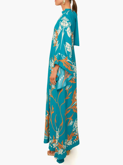 Maxi-jurk met Vintage Print