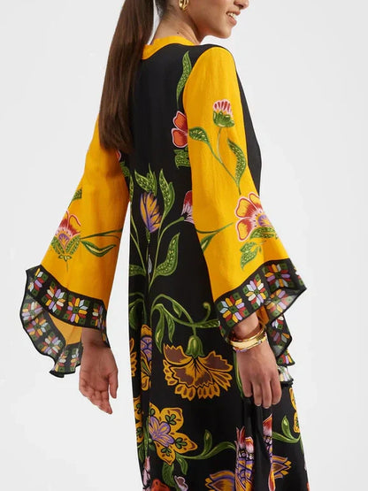 Ruimvallende Oversized Maxi-jurk