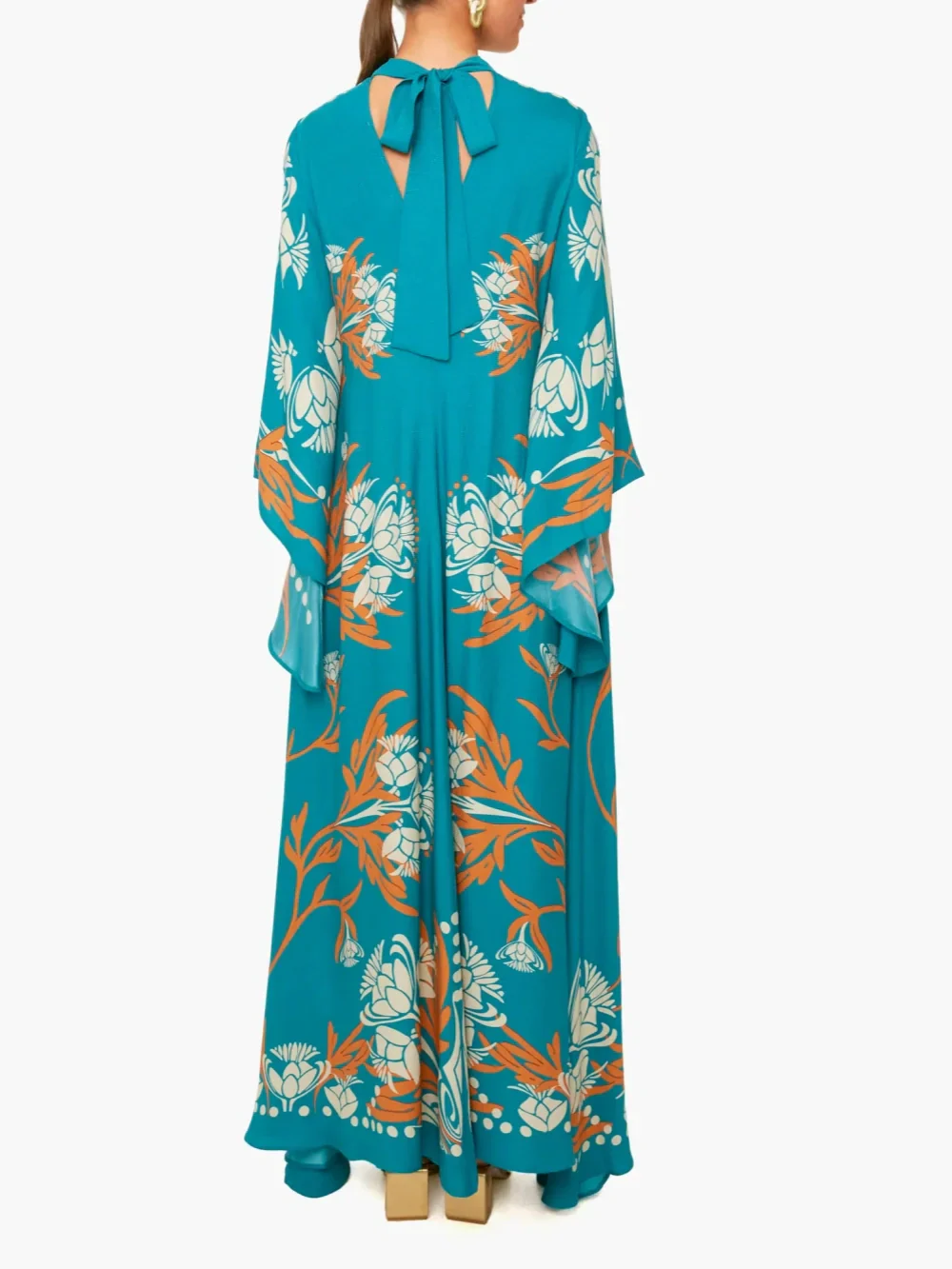 Maxi-jurk met Vintage Print