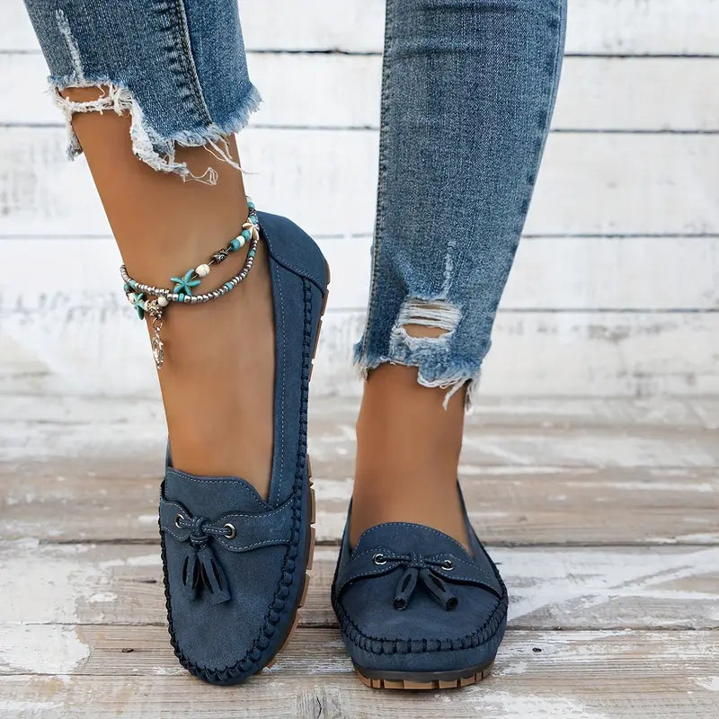 Loafers Dames Zacht – Comfortabele Instappers met Schokdempende Binnenzool