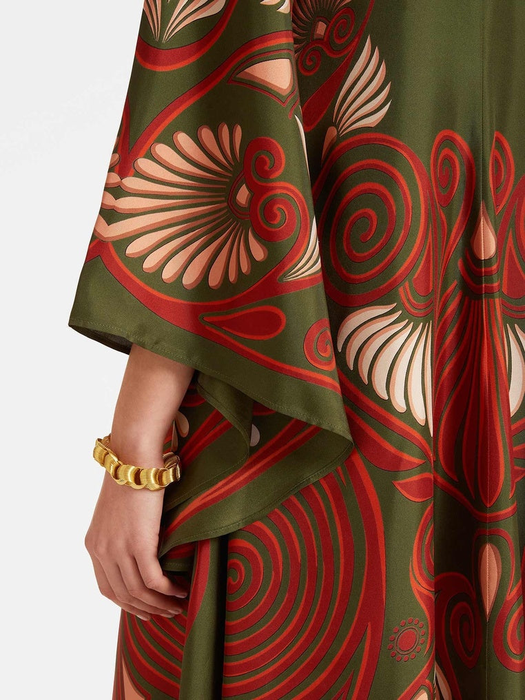 Maxi-jurk met Sprankelende Print
