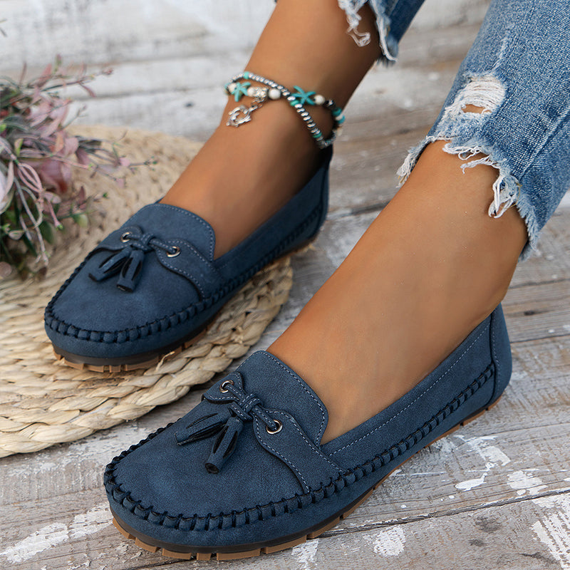 Loafers Dames Zacht – Comfortabele Instappers met Schokdempende Binnenzool