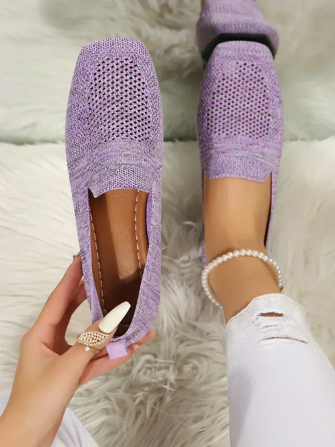Comfortschoenen Dames Lichtgewicht – Instappers met Steunzool & Schokdemping