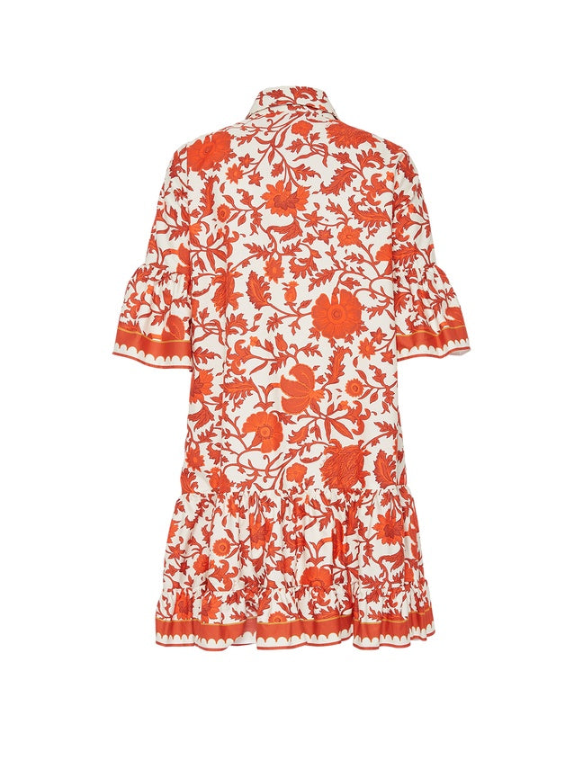 Mini-jurk met Herfstprint
