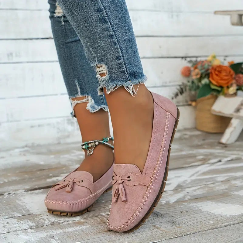 Loafers Dames Zacht – Comfortabele Instappers met Schokdempende Binnenzool