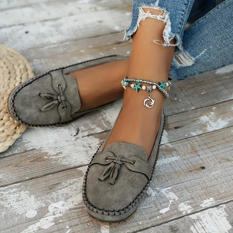 Loafers Dames Zacht – Comfortabele Instappers met Schokdempende Binnenzool