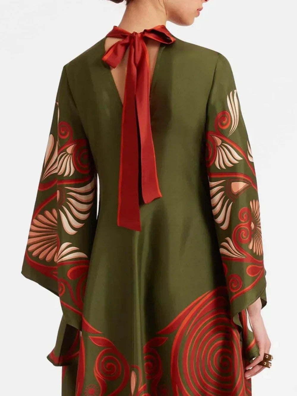 Maxi-jurk met Sprankelende Print