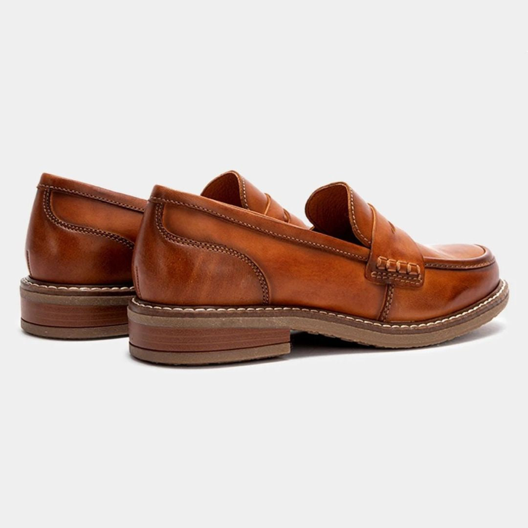 Comfortabele Leren Loafers Dames – Instappers met Steunzool & Schokdemping