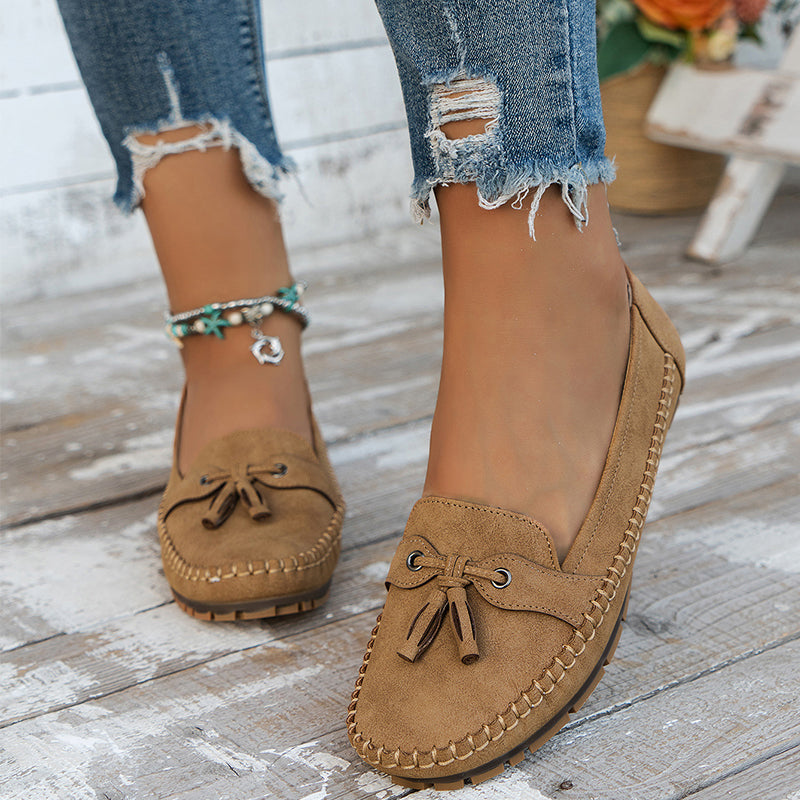 Loafers Dames Zacht – Comfortabele Instappers met Schokdempende Binnenzool