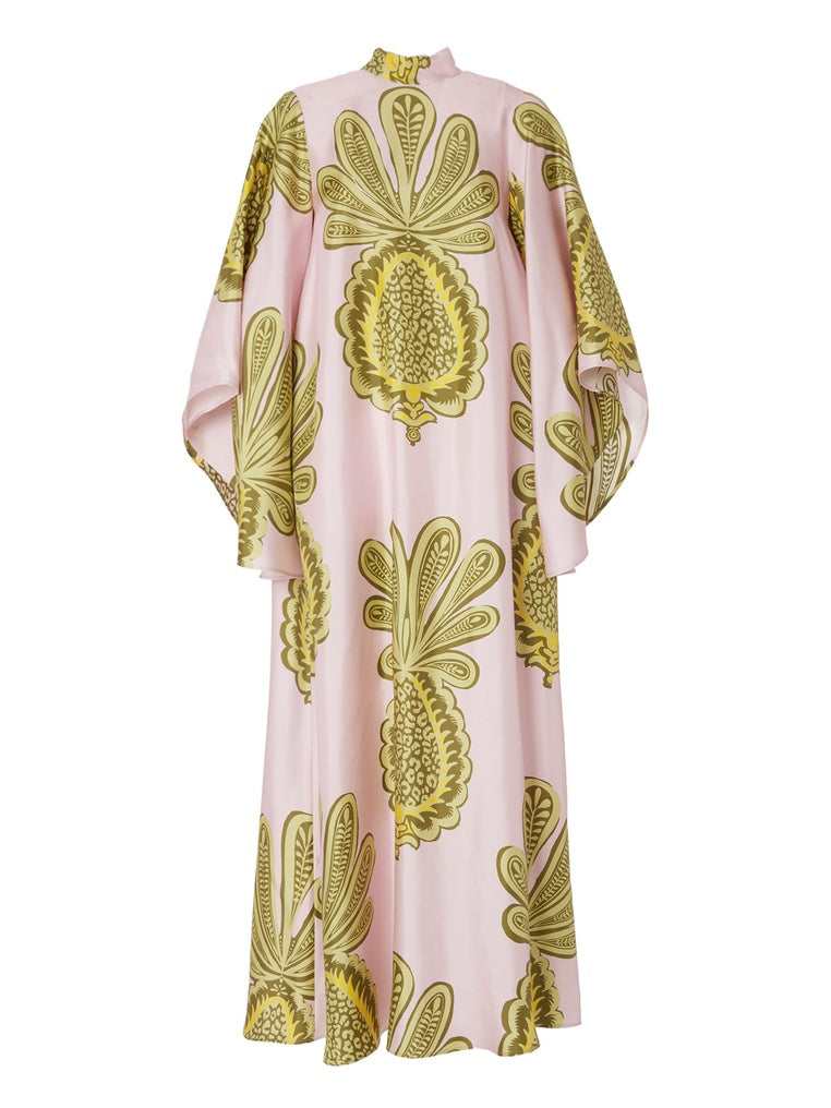 Maxi-jurk met Tropische Ananasprint