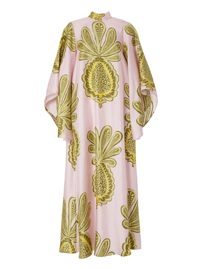 Maxi-jurk met Tropische Ananasprint