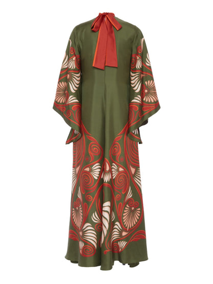 Maxi-jurk met Sprankelende Print