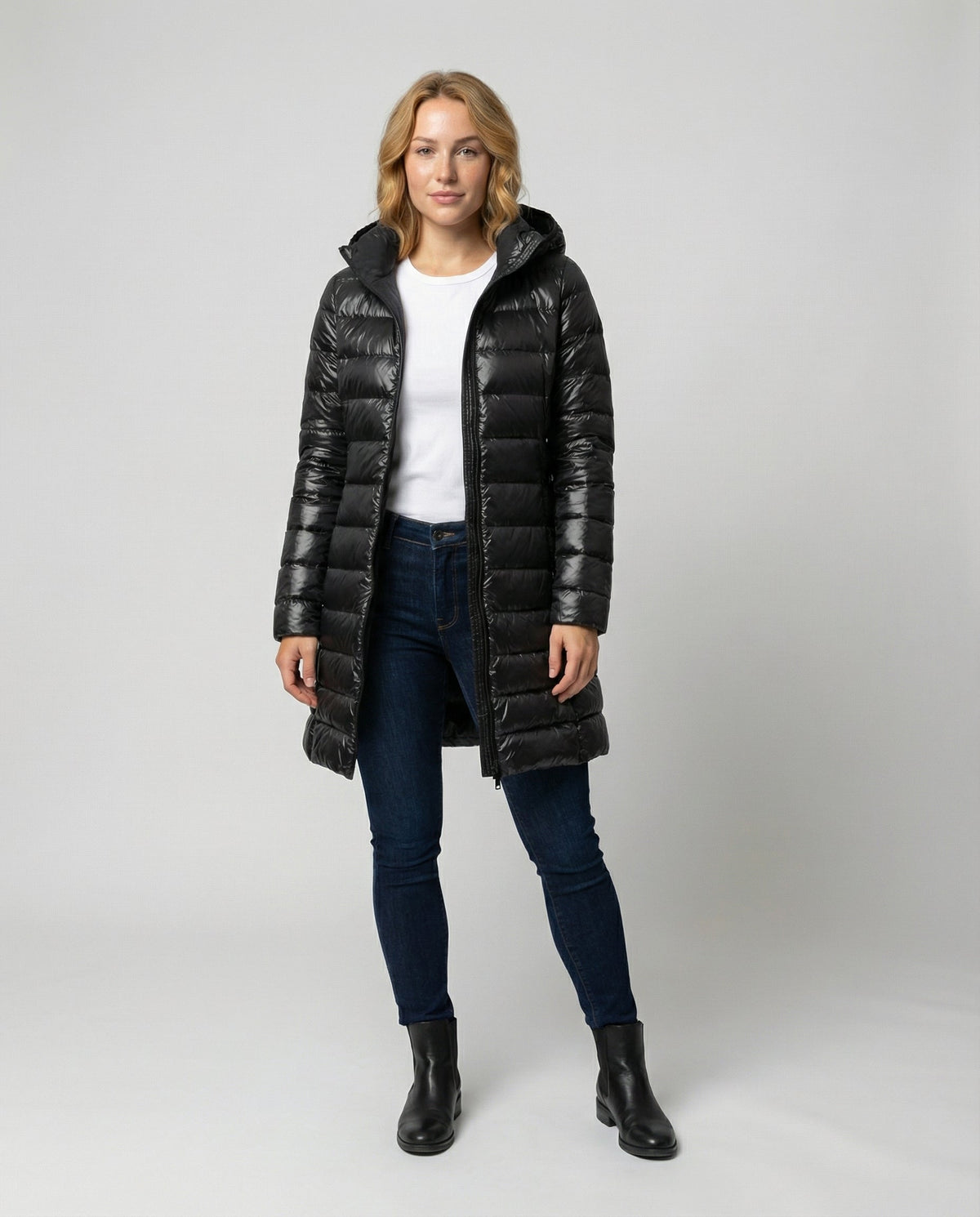 Ultralichte Donsjas Dames met Capuchon Kap – Compacte Warme Winterjas