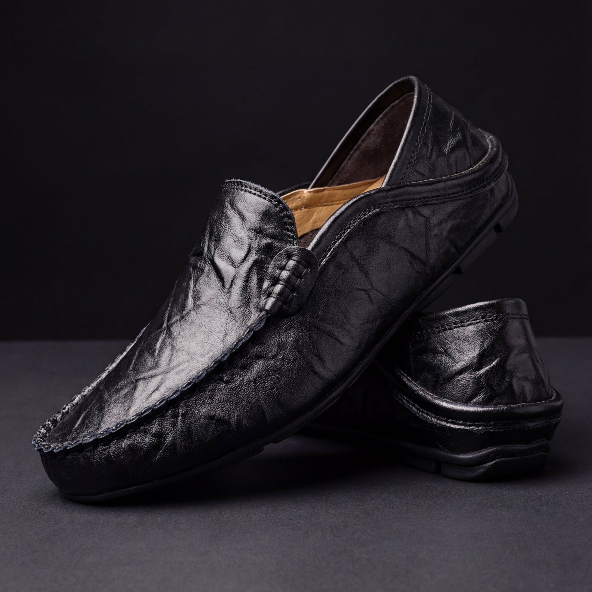 Florence Leren Loafers
