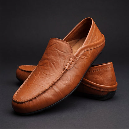 Florence Leren Loafers