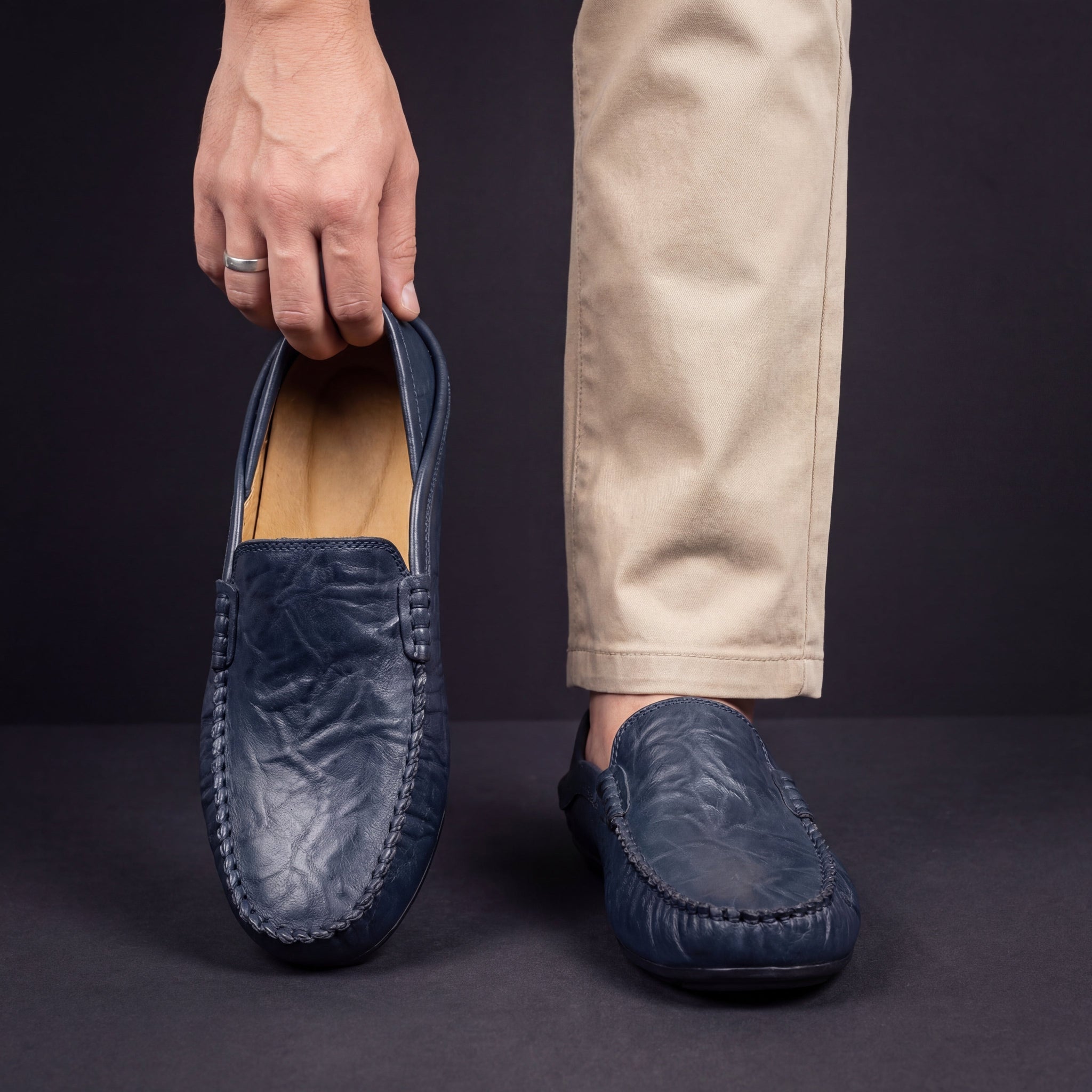 Florence Leren Loafers
