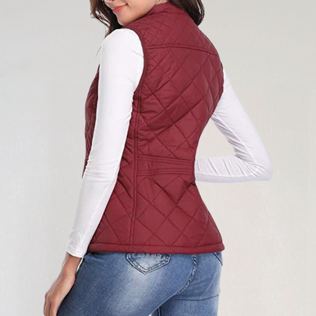 Mune | Women's Padded Bodywarmer with Zipper and Lightweight Design