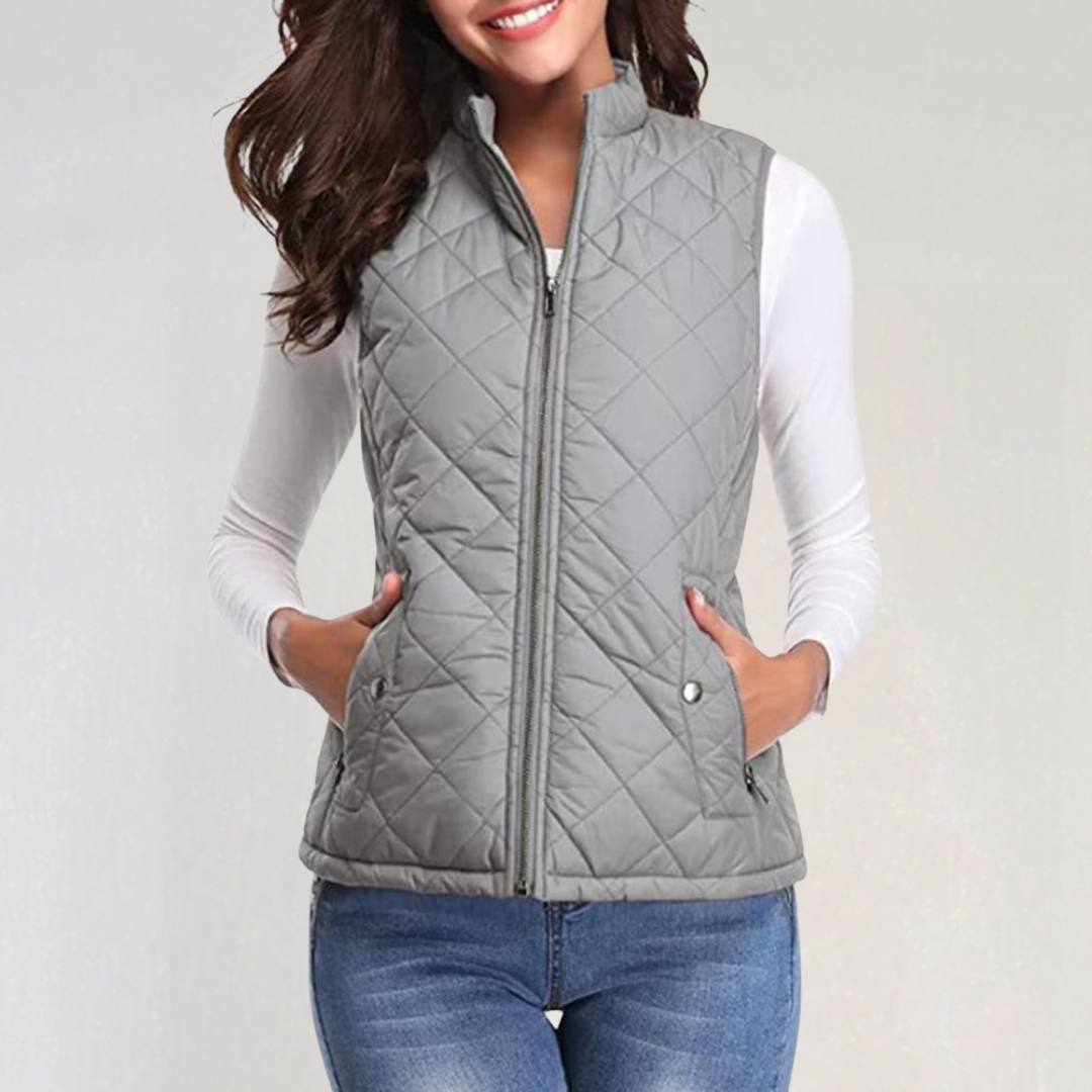 Mune | Women's Padded Bodywarmer with Zipper and Lightweight Design