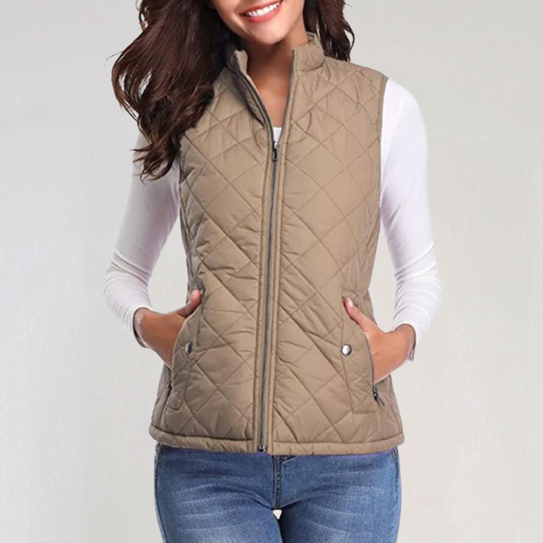 Mune | Women's Padded Bodywarmer with Zipper and Lightweight Design