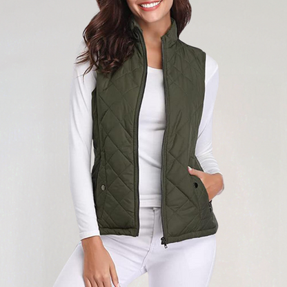 Mune | Women's Padded Bodywarmer with Zipper and Lightweight Design