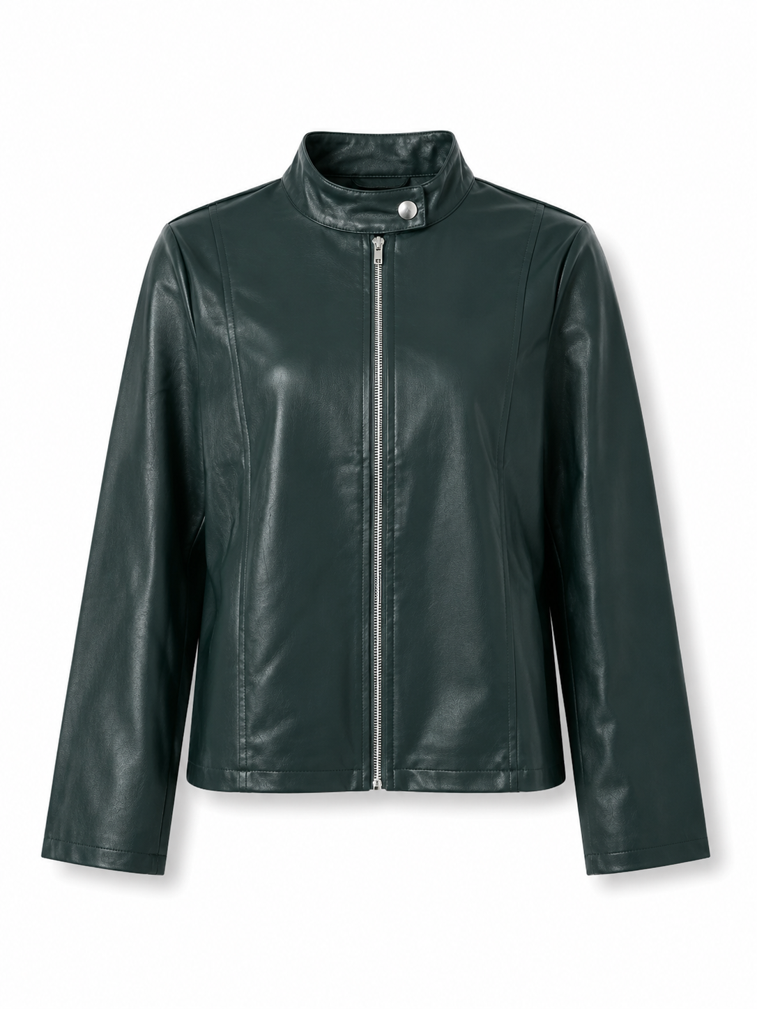 Penelope - Stylish Fitted Leather Jacket