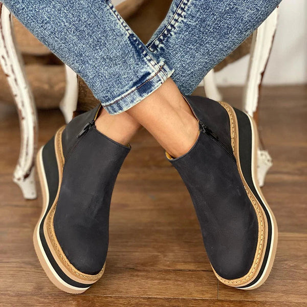 Charmaine | Platform Chelsea Boots with Slip-On for Women