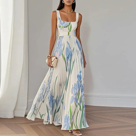 Oriah | A-lijn Maxi-jurk met Bloemenprint