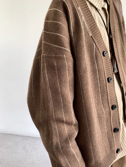 Kōcha Stripe Knit Cardigan
