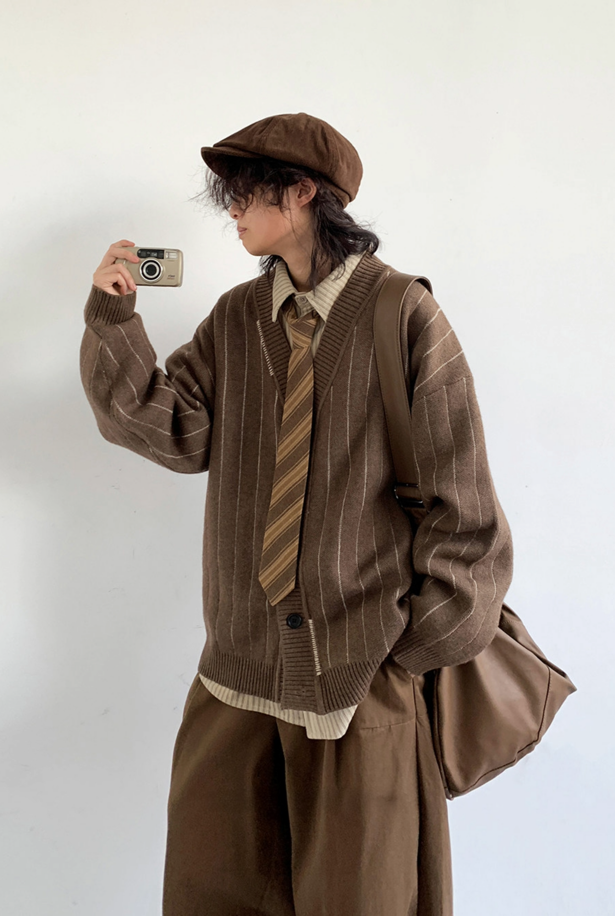 Kōcha Stripe Knit Cardigan