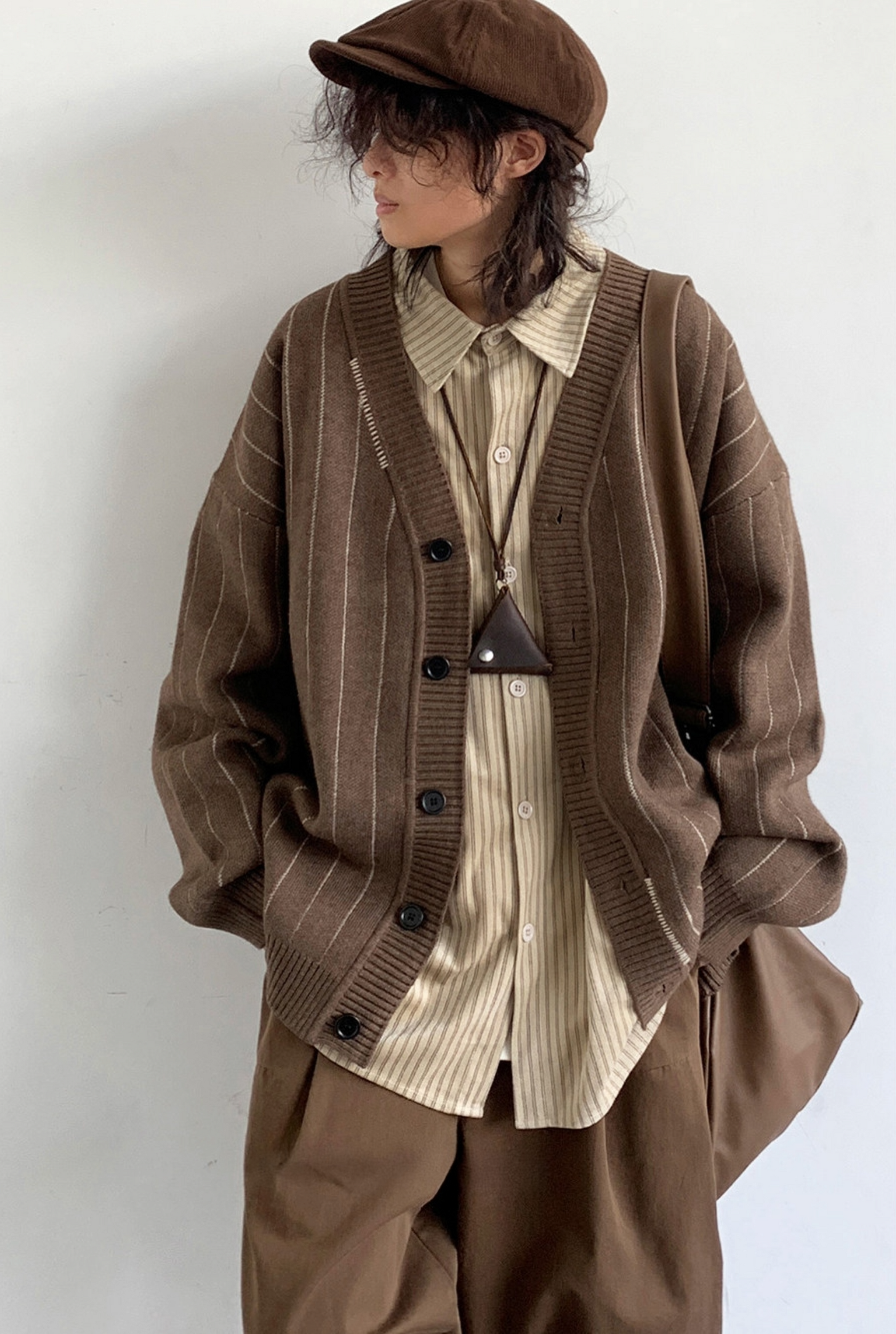 Kōcha Stripe Knit Cardigan