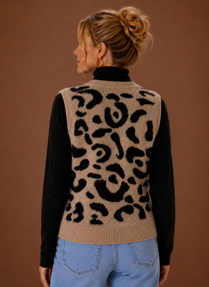 Spencer dames met luipaardprint – afbeelding 2