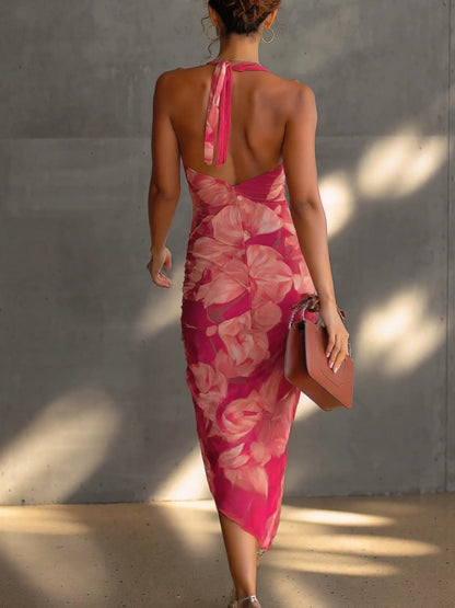 Giorgia | Midi-jurk met Bloemenprint